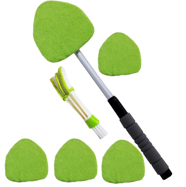 Telescopic Microfiber Car Windshield Defogger Window Cleaning Brush