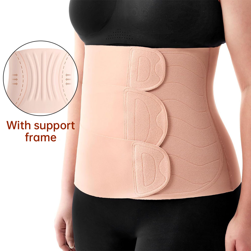 Cotton Waist Support Belt with Hook-and-Loop Closure