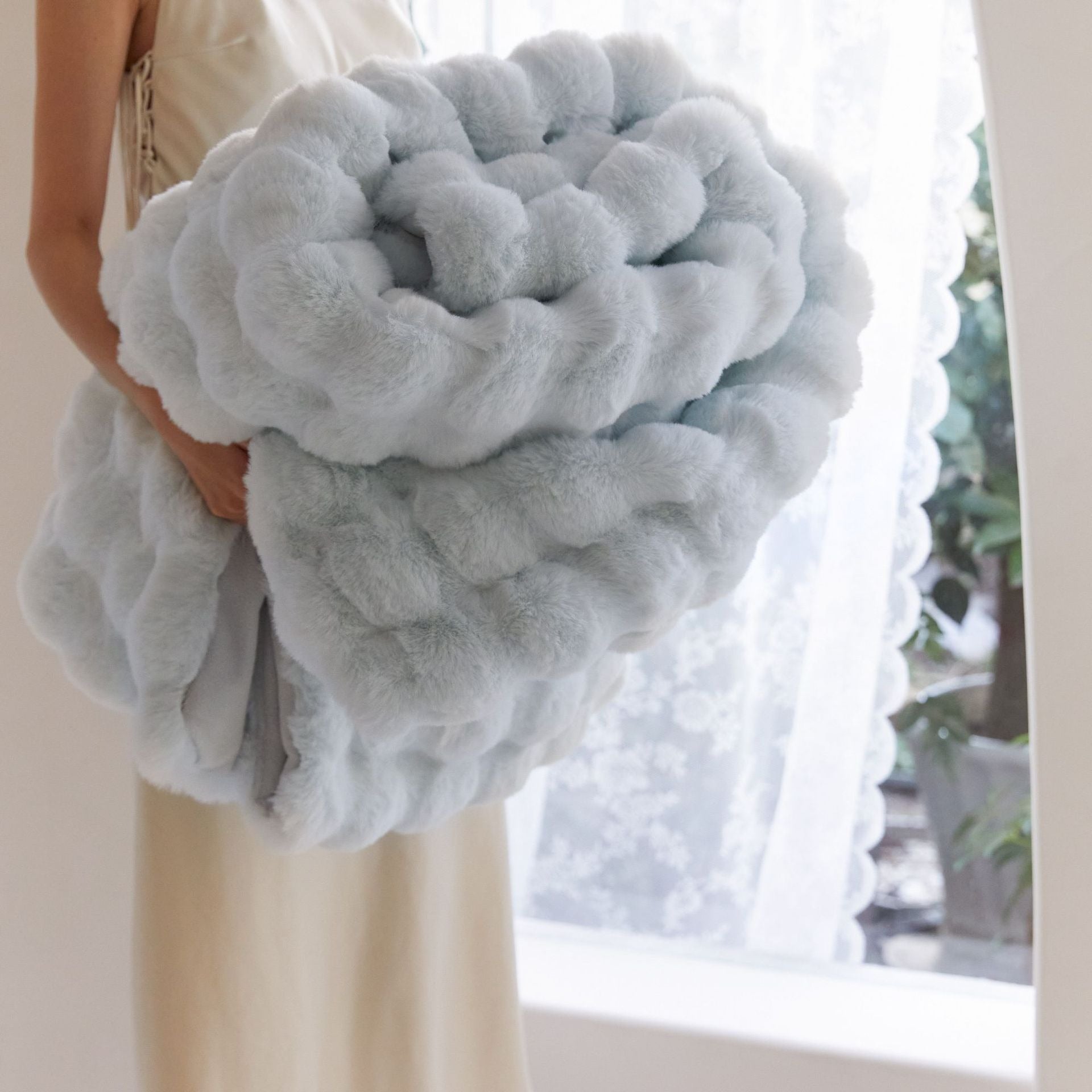 Double sided thickened office nap blanket sofa cover blanket
