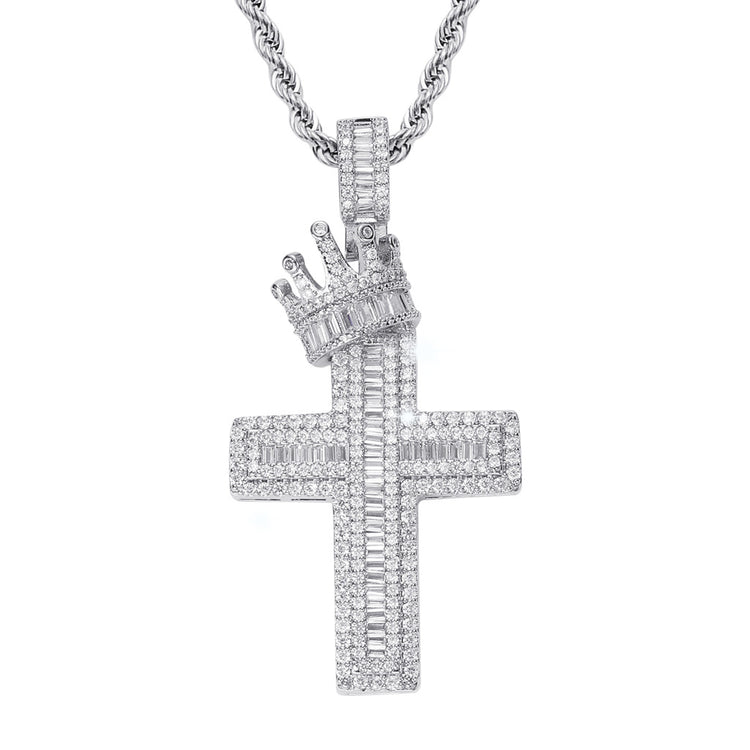 Crown Cross Pendant