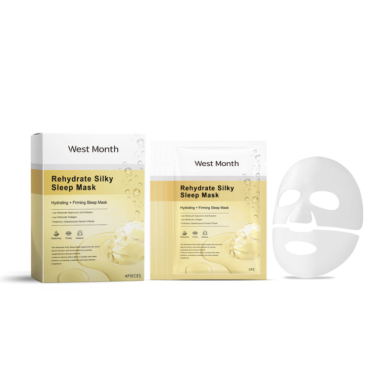 West&Month Collagen Moisturizing Mask Nourishes The Facial Skin And Hydrates The Facial Skin
