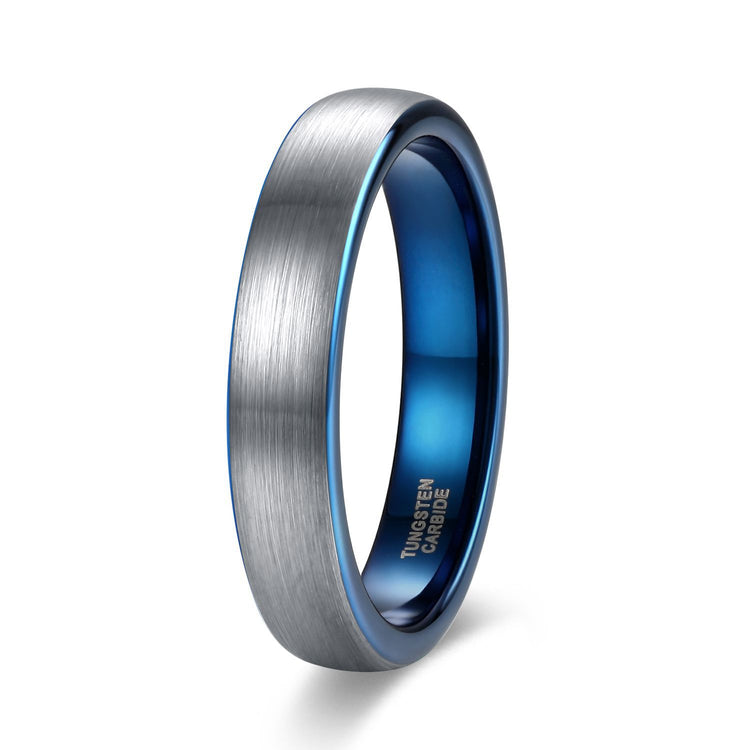 Two-Tone Tungsten Steel Ring – 4, 6 or 8 mm