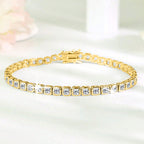 The Square Pavé Zircon Bracelet