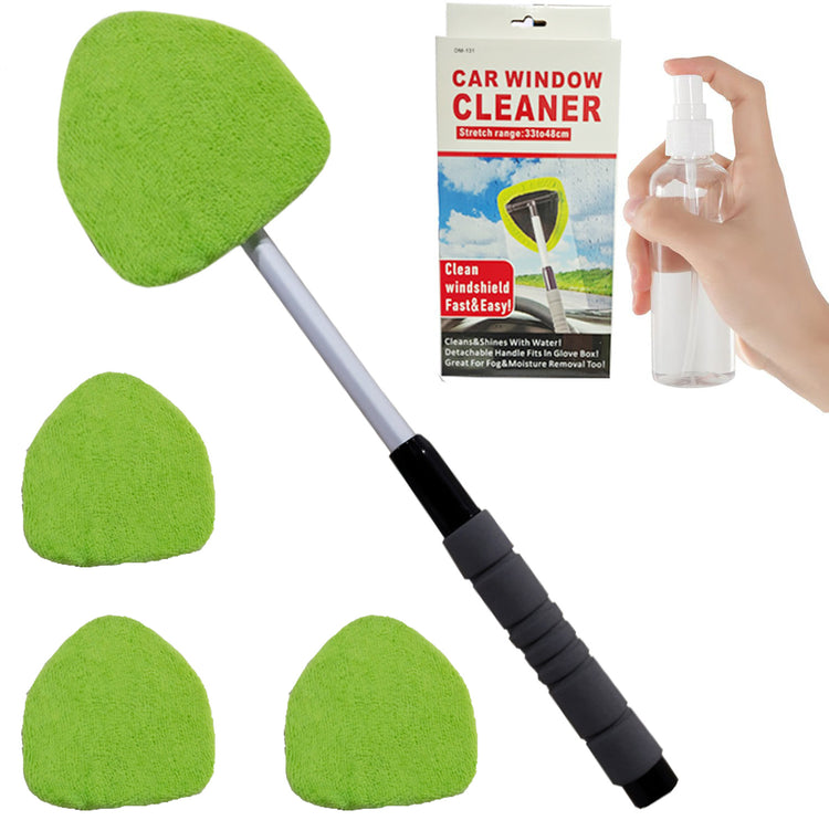 Telescopic Microfiber Car Windshield Defogger Window Cleaning Brush