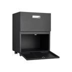 Office furniture Copier Cabinet black 2 door steel copier stand mobile pedestal file Printer Stand