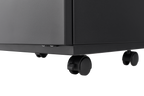 Office furniture Copier Cabinet black 2 door steel copier stand mobile pedestal file Printer Stand