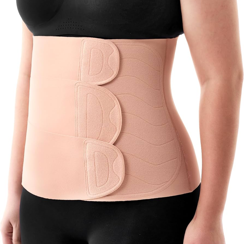 Cotton Waist Support Belt with Hook-and-Loop Closure
