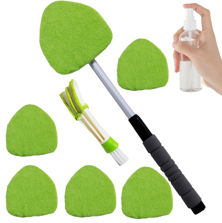 Telescopic Microfiber Car Windshield Defogger Window Cleaning Brush