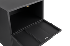 Office furniture Copier Cabinet black 2 door steel copier stand mobile pedestal file Printer Stand