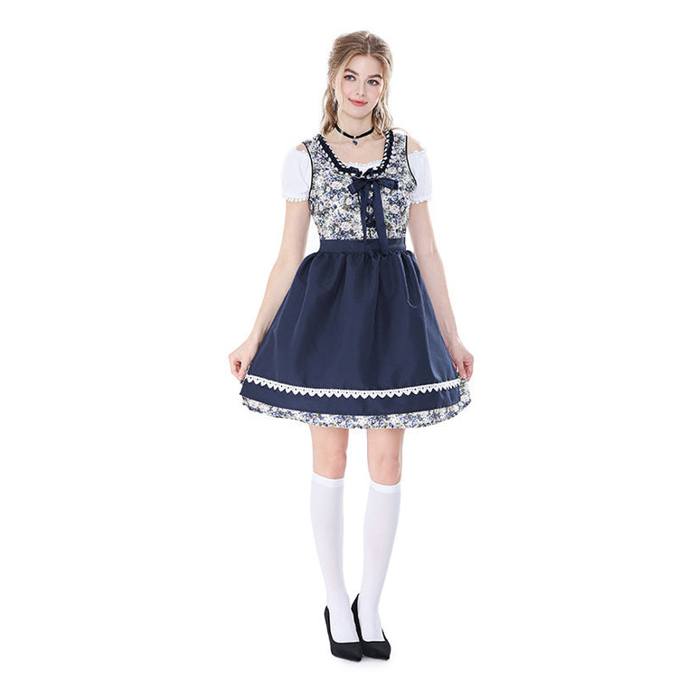 Women's Floral Bavarian Costume Set