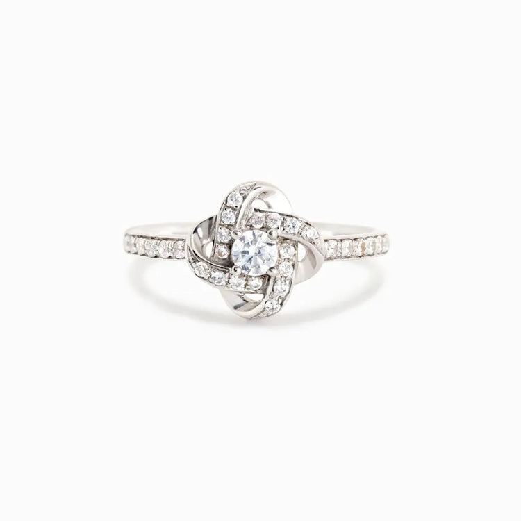 Zircon Ring in 925 Sterling Silver – Sizes 6–9