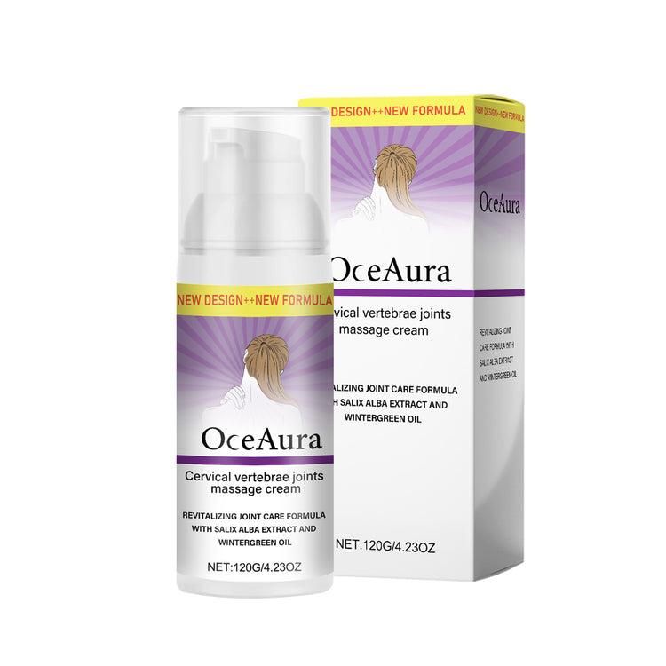 OceAura Shoulder And Neck Massage Cream Gentle Care For Shoulder And Neck Daily Massage With Topical Treatment Cream