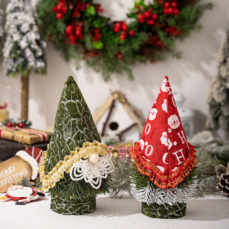 Pointed-Hat Christmas Gnome Ornament