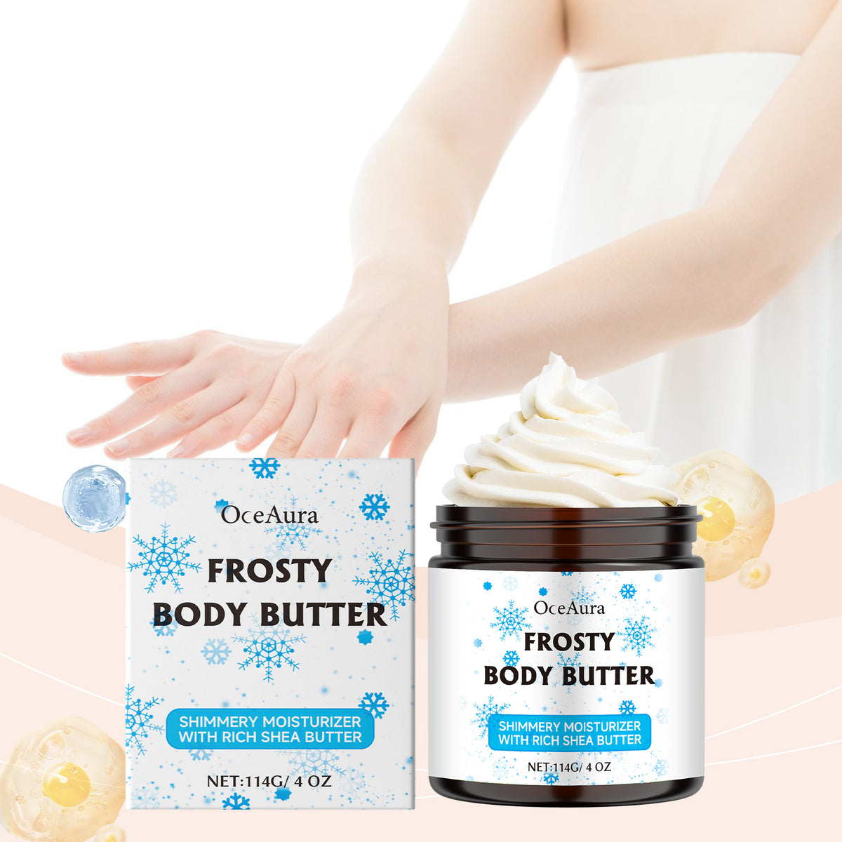 OceAura Shea Butter Moisturizer Daily Nourishes And Moisturizes Skin With Gentle Ingredients That Easily Absorb Body Lotion