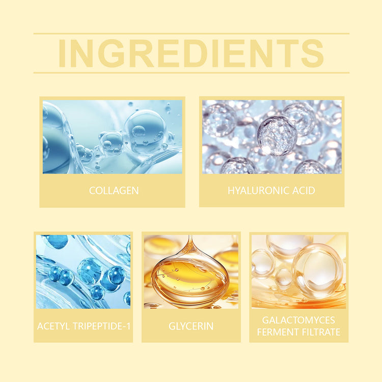West&Month Collagen Moisturizing Mask Nourishes The Facial Skin And Hydrates The Facial Skin