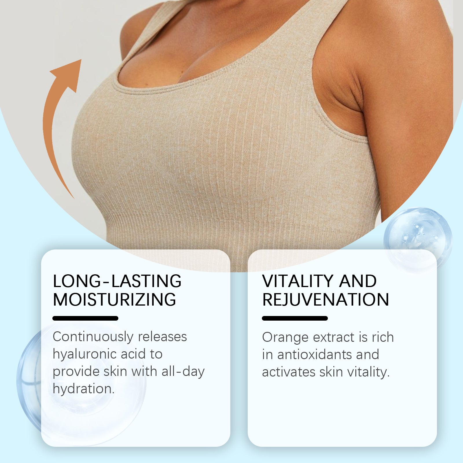 OUHOE Anti-Wrinkle Firming Multi-Purpose Cream, Body Buttocks Chest Legs Skin Moisturizing Massage Firming Cream