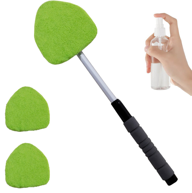 Telescopic Microfiber Car Windshield Defogger Window Cleaning Brush