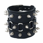 Punk Non-Mainstream Exaggerated Genuine Leather Bracelet