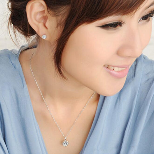 Diamond Cat Necklace