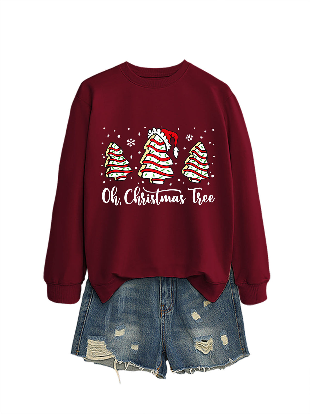 Oh Christmas Tree Women's Pullover Sweatshirt