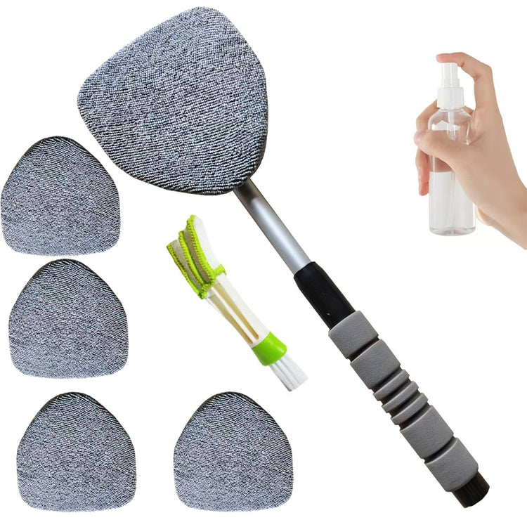 Telescopic Microfiber Car Windshield Defogger Window Cleaning Brush