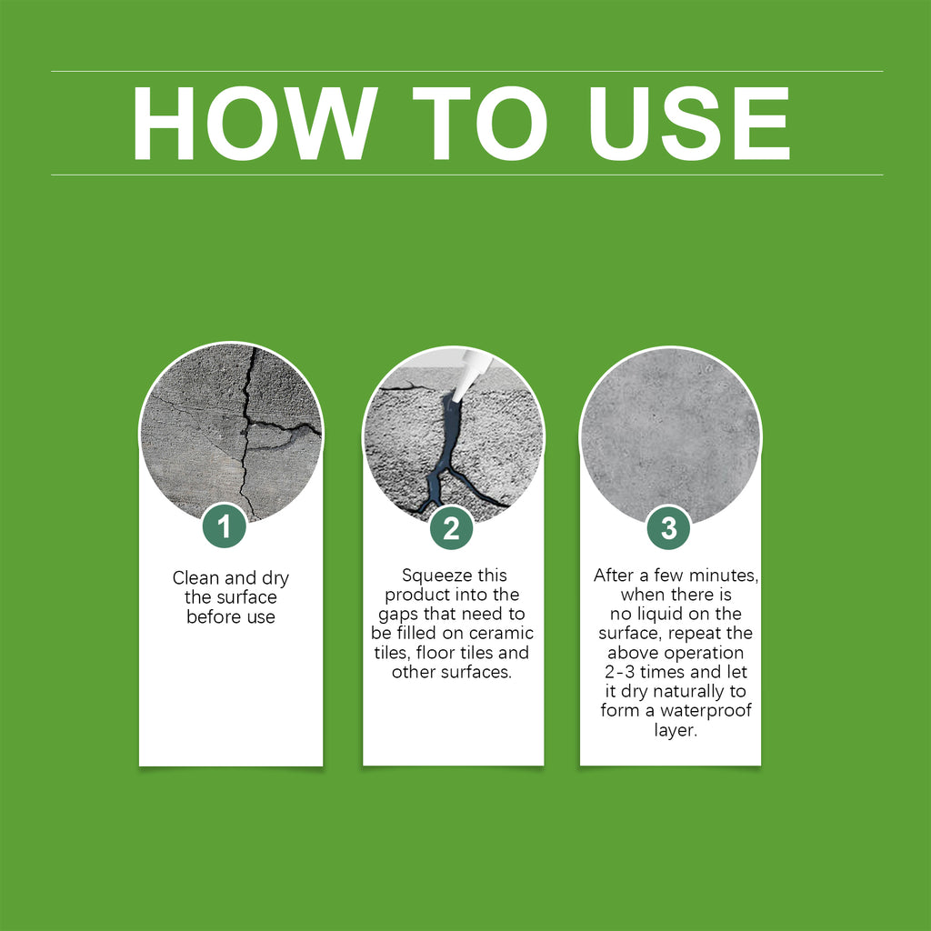 Jakehoe Filling Waterproof Glue Essential For Home Maintenance Fast Curing Durable Filling Waterproof Glue