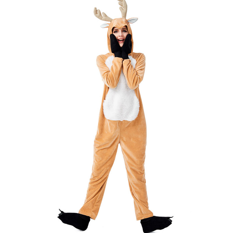 Women's Christmas Reindeer Costume – Khaki