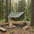 Zippered Bug Net Hammock – 200x80cm Adult Hanging Chair for Camping, Travel & Insect Protection