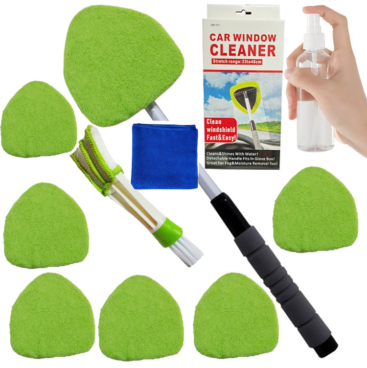 Telescopic Microfiber Car Windshield Defogger Window Cleaning Brush