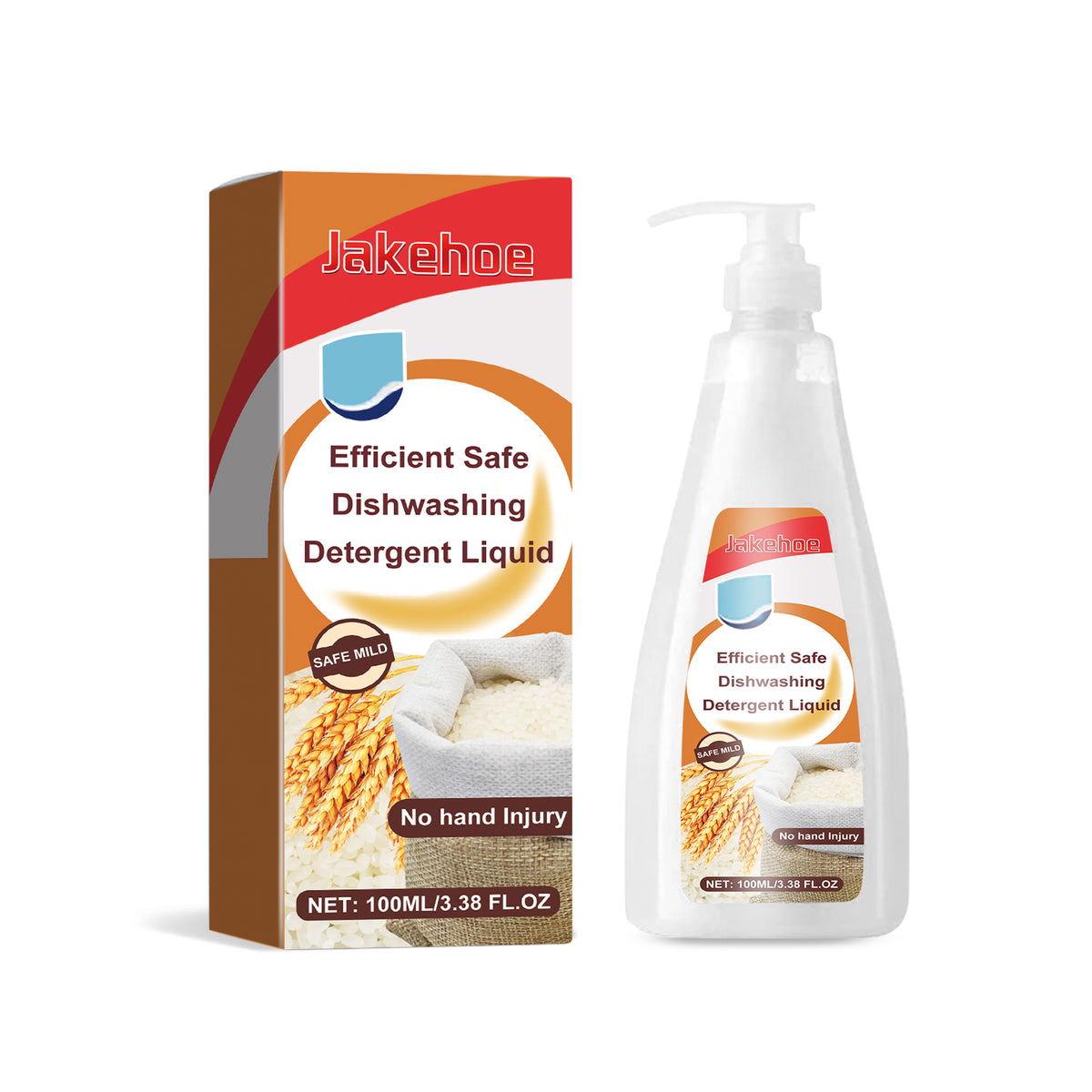 Jakehoe Dishwashing Liquid Kitchen Utensils, Dishes And Chopsticks Clean Decontamination, Oil Removal Fresh And Gentle Dishwashing Liquid