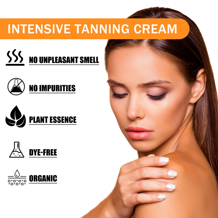 EELHOE Tanning Cream, Outdoor Beach Tanning Help Wheat Tan Moisturizing Black Lotion