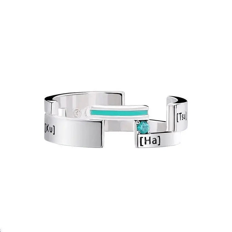 925 Silver Character Ring – Mirror Symphony & First Echo