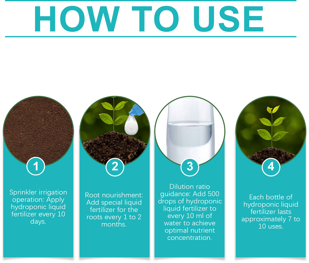 MoonSpry Hydroponic Liquid Fertilizer Lawn Green Leaf Growth Nutrient Solution Plant Concentrate Fertilizer Supplement