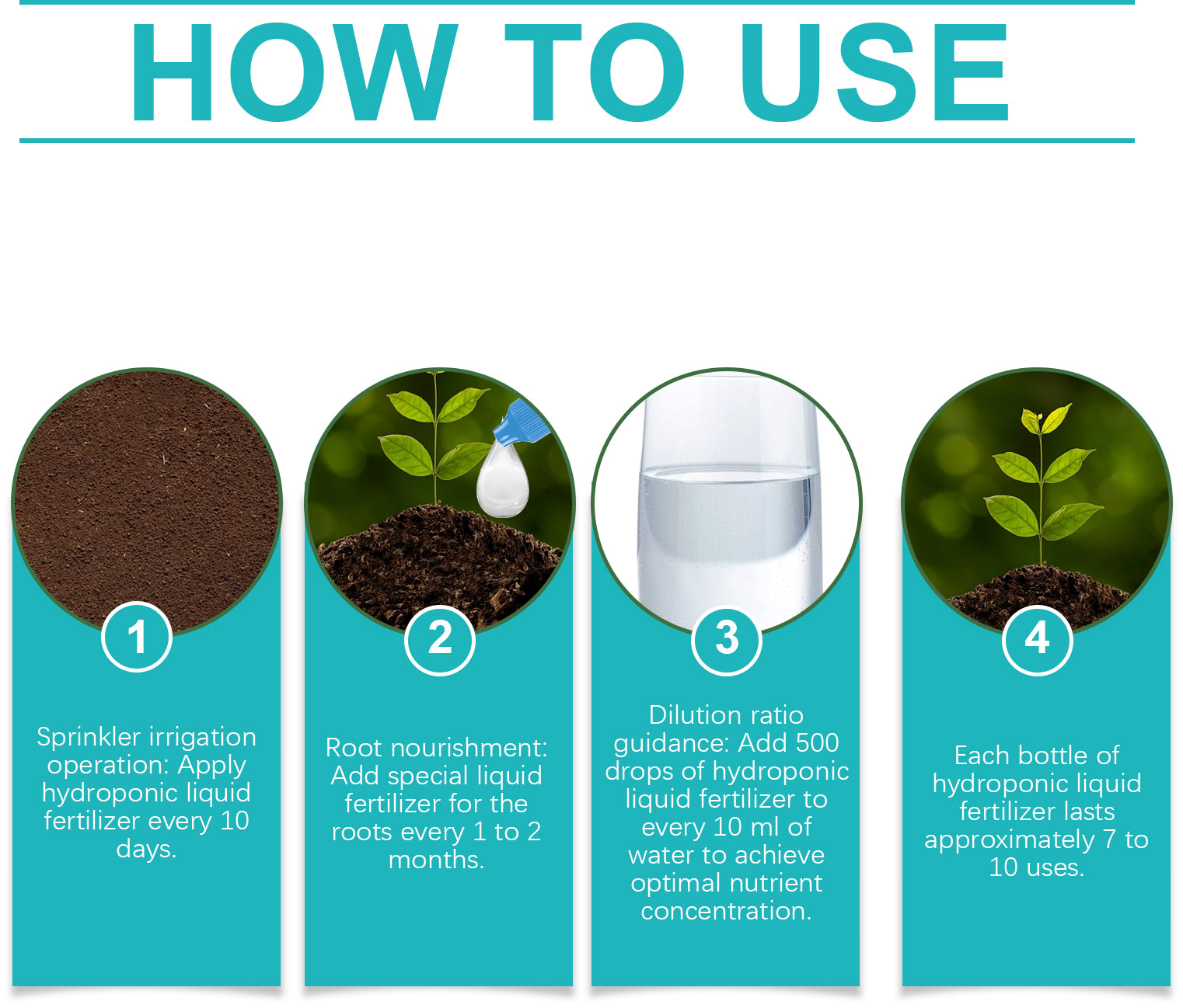 MoonSpry Hydroponic Liquid Fertilizer Lawn Green Leaf Growth Nutrient Solution Plant Concentrate Fertilizer Supplement