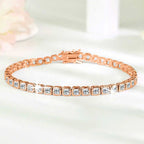 The Square Pavé Zircon Bracelet