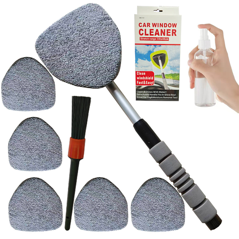 Telescopic Microfiber Car Windshield Defogger Window Cleaning Brush