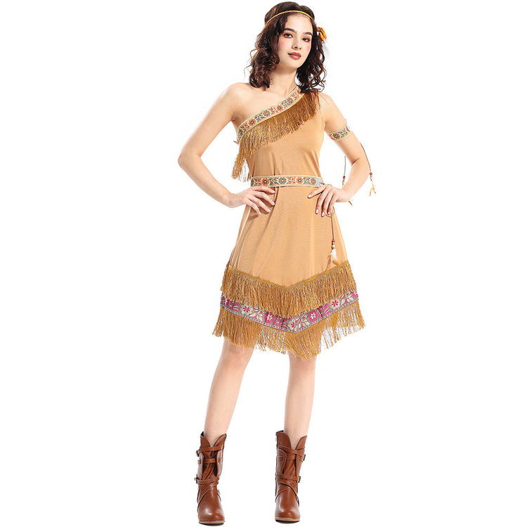 Women's Khaki Costume Dress