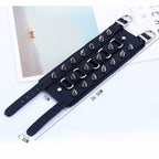 Punk Non-Mainstream Exaggerated Genuine Leather Bracelet