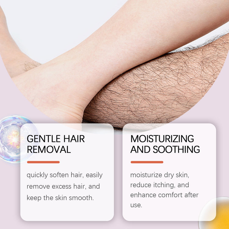OceAura Body Hair Removal Cream, Gentle Body Hair Removal Hand Hair Leg Hair Cleansing Hair Removal Cream For Men And Women