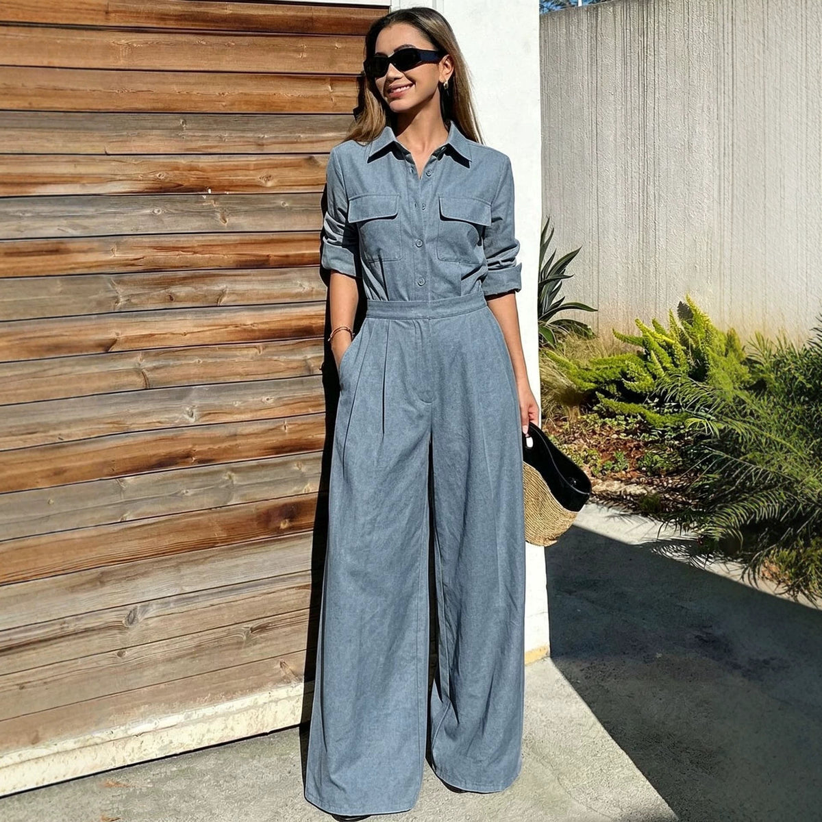 Unisex Long-Sleeve Jumpsuit