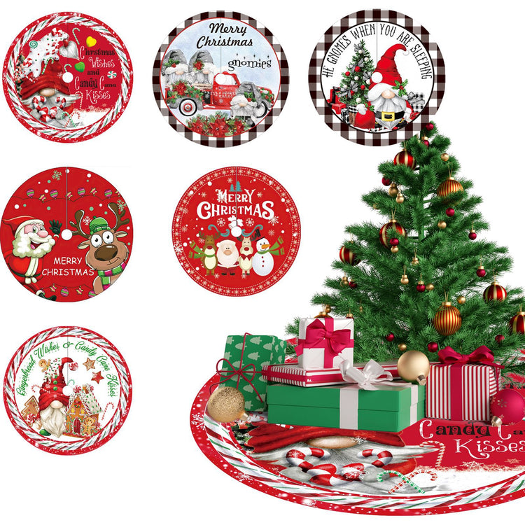 Christmas Tree Skirt – 120 cm, Six Festive Designs