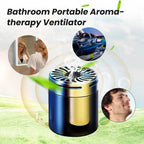 Bathroom Portable Ventilation Aromatherapy, Car Aromatherapy Bathroom Bedroom Deodorant Adornment