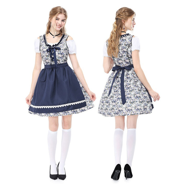 Women's Floral Bavarian Costume Set