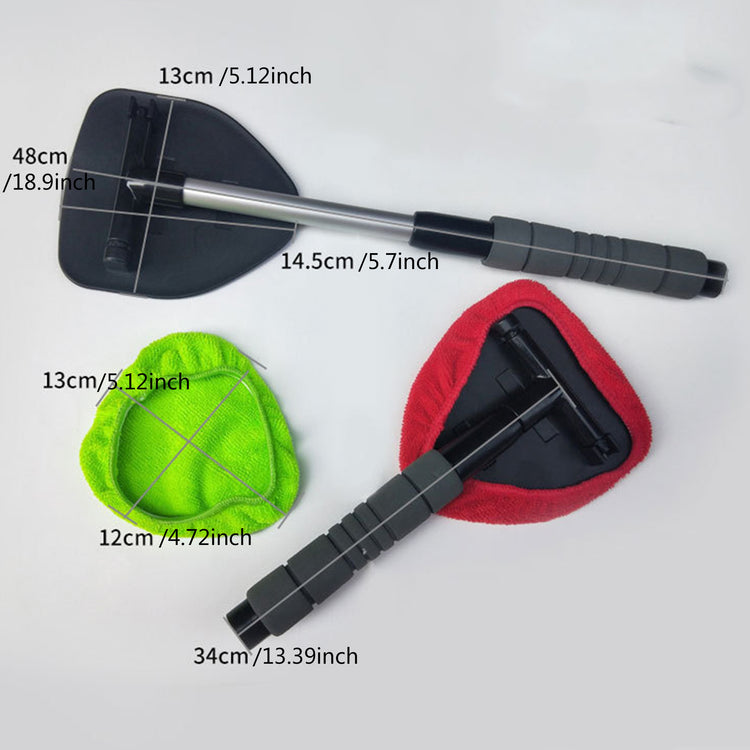 Telescopic Microfiber Car Windshield Defogger Window Cleaning Brush