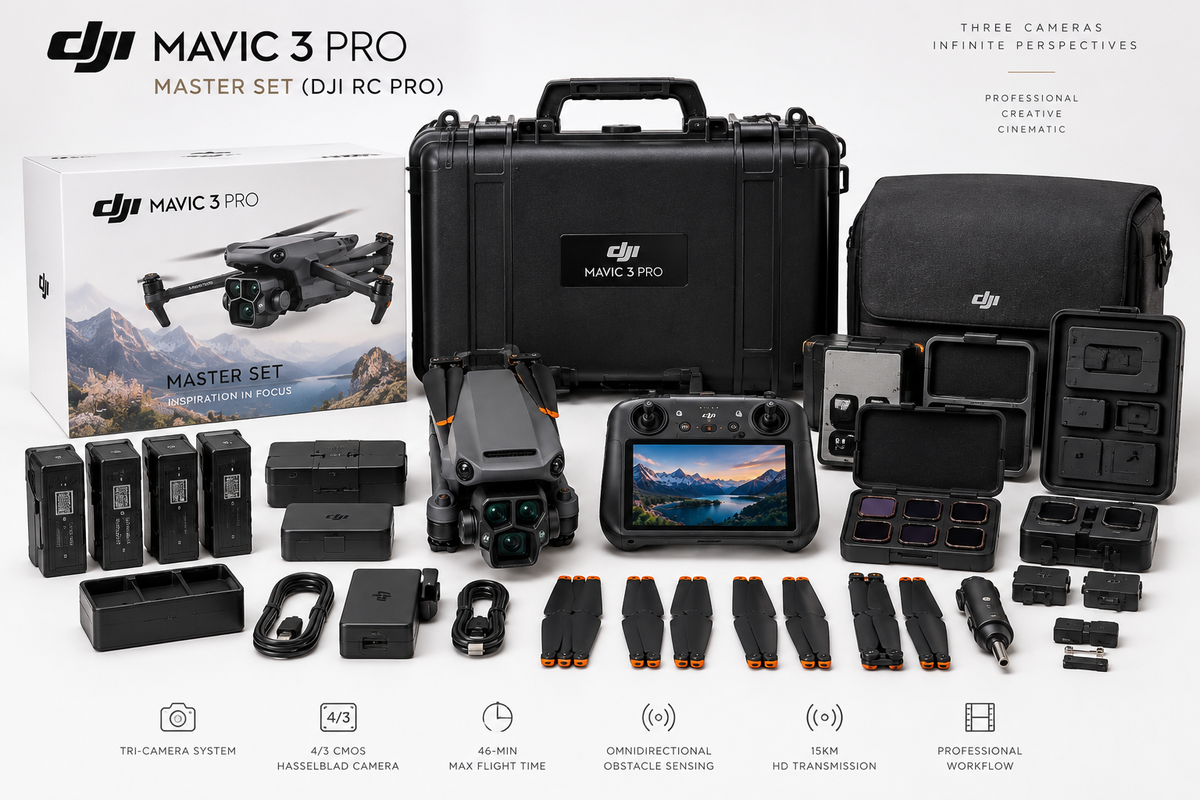 DJI Mavic 3 Pro Triple-Camera Drone