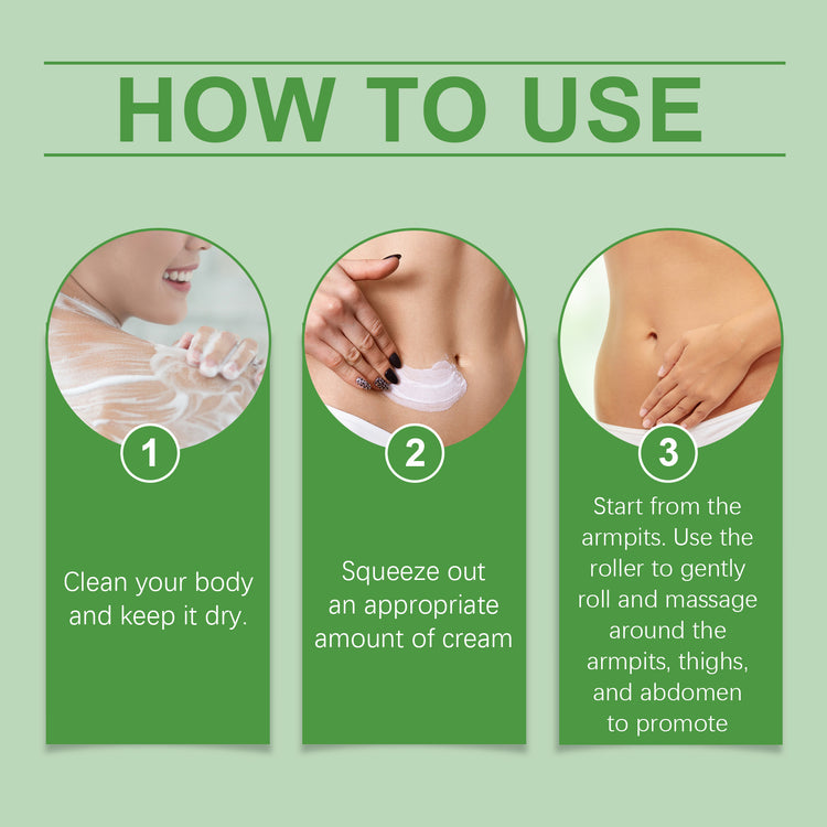 OUHOE Body Cream with Ginger, Chia Seed Extract and Hyaluronic Acid