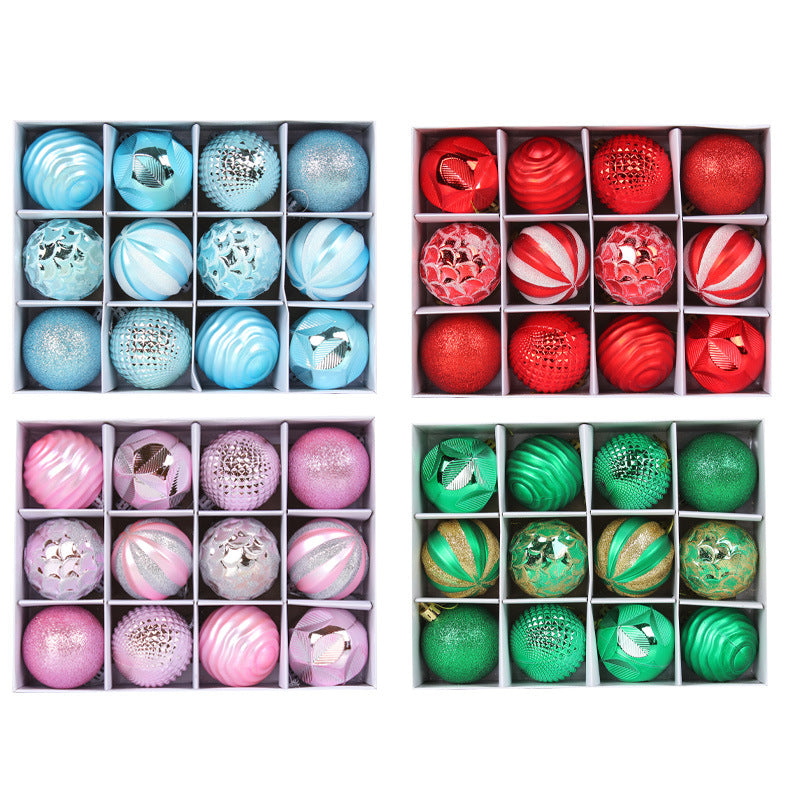 Christmas Tree Baubles – 6 cm, Box of 12