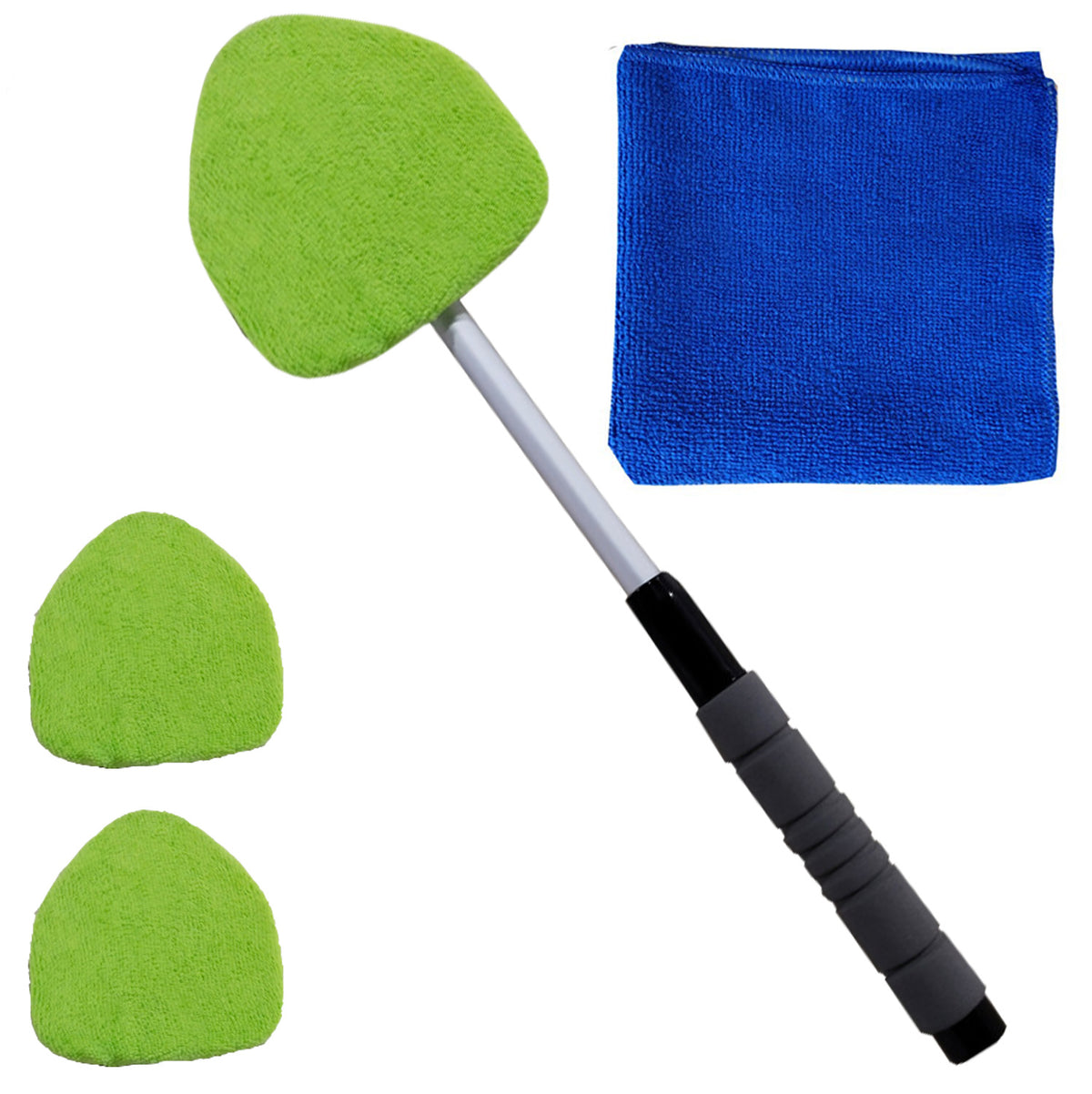 Telescopic Microfiber Car Windshield Defogger Window Cleaning Brush
