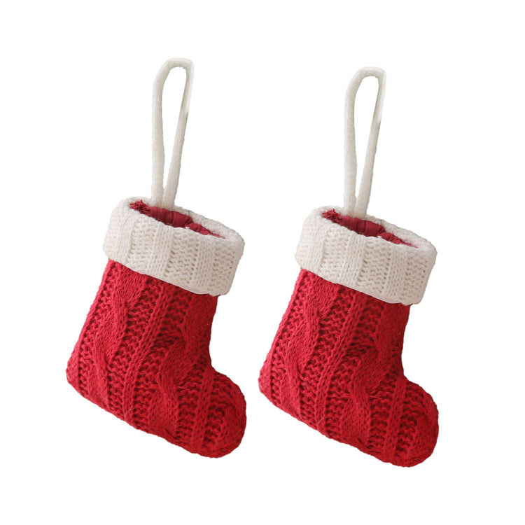 Mini Christmas Stocking Cutlery Holder
