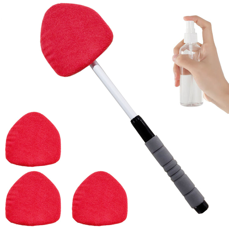 Telescopic Microfiber Car Windshield Defogger Window Cleaning Brush